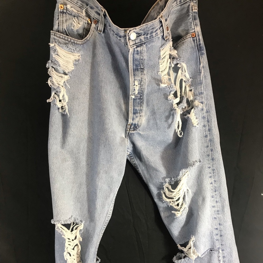 Distressed Denim Custom Levi’s CutUps